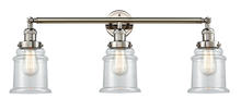  205-PN-G182 - Canton - 3 Light - 30 inch - Polished Nickel - Bath Vanity Light