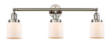  205-PN-G51 - Bell - 3 Light - 30 inch - Polished Nickel - Bath Vanity Light