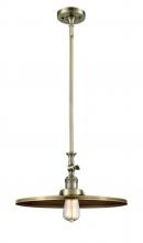  206-AB-MFR-AB-16 - Appalachian - 1 Light - 16 inch - Antique Brass - Stem Hung - Mini Pendant