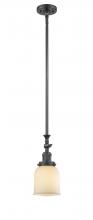  206-OB-G51 - Bell - 1 Light - 5 inch - Oil Rubbed Bronze - Stem Hung - Mini Pendant