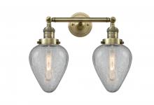  208-AB-G165-LED - Geneseo - 2 Light - 17 inch - Antique Brass - Bath Vanity Light