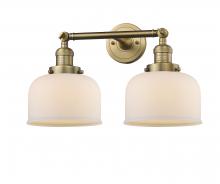  208-BB-G71-LED - Bell - 2 Light - 19 inch - Brushed Brass - Bath Vanity Light