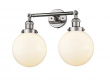  208-PN-G201-8 - Beacon - 2 Light - 19 inch - Polished Nickel - Bath Vanity Light