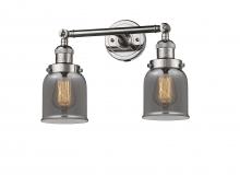  208-PN-G53-LED - Bell - 2 Light - 16 inch - Polished Nickel - Bath Vanity Light