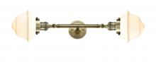  208L-AB-G531-LED - Oxford - 2 Light - 8 inch - Antique Brass - Bath Vanity Light