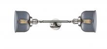  208L-PN-G73 - Bell - 2 Light - 8 inch - Polished Nickel - Bath Vanity Light