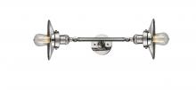  208L-PN-M1-LED - Railroad - 2 Light - 8 inch - Polished Nickel - Bath Vanity Light