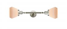 Innovations Lighting 208L-SN-G171 - Fulton - 2 Light - 7 inch - Brushed Satin Nickel - Adjustable Bath Vanity Light