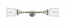 Innovations Lighting 208L-SN-G182-LED - Canton - 2 Light - 6 inch - Brushed Satin Nickel - Adjustable Bath Vanity Light