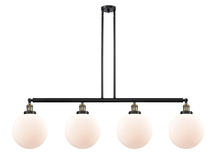 Innovations Lighting 214-BAB-G201-10 - Beacon - 4 Light - 54 inch - Black Antique Brass - Stem Hung - Adjustable Island Light