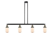 Innovations Lighting 214-BAB-G311 - Dover - 4 Light - 49 inch - Black Antique Brass - Stem Hung - Adjustable Island Light