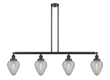  214-BK-G165 - Geneseo - 4 Light - 52 inch - Matte Black - Stem Hung - Island Light