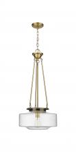  221-1P-BB-G694-16 - Bridgeton - 1 Light - 16 inch - Brushed Brass - Chain Hung - Pendant