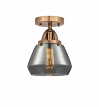  288-1C-AC-G173-LED - Fulton - 1 Light - 7 inch - Antique Copper - Semi-Flush Mount