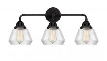  288-3W-BK-G172 - Fulton - 3 Light - 25 inch - Matte Black - Bath Vanity Light