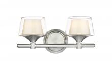 Innovations Lighting 311-2W-SN-CLW-LED - Laguna - 2 Light - 15 inch - Satin Nickel - Bath Vanity Light