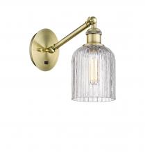  317-1W-AB-G559-5CL - Bridal Veil - 1 Light - 5 inch - Antique Brass - Sconce