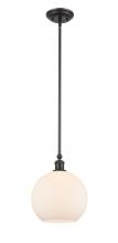  341-1S-BK-G121-10-LED - Concord - 1 Light - 10 inch - Matte Black - Mini Pendant