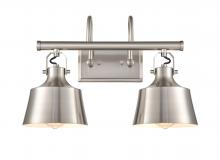  370-2W-SN-M-LED - Provin - 2 Light - 19 inch - Brushed Satin Nickel - Bath Vanity Light