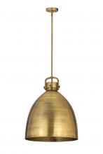  410-1SL-BB-M412-16BB - Newton Sphere - 1 Light - 16 inch - Brushed Brass - Pendant