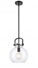 Innovations Lighting 410-1SM-BK-G410-10CL - Newton Sphere - 1 Light - 10 inch - Matte Black - Multi Pendant