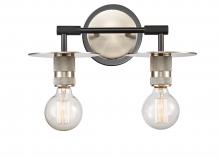  431-2W-BSN-LED - Aurora - 2 Light - 14 inch - Black Satin Nickel - Bath Vanity Light