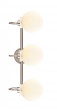  437-3W-SN-G4371-LED - Olivia - 3 Light - 27 inch - Satin Nickel - Bath Vanity Light