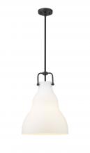 Innovations Lighting 494-1S-BK-G591-14-LED - Haverhill - 1 Light - 14 inch - Matte Black - Stem hung - Pendant
