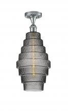 Innovations Lighting 516-1C-PC-G673-8-LED - Cascade - 1 Light - 8 inch - Polished Chrome - Semi-Flush Mount
