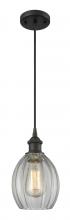  516-1P-OB-G82-LED - Eaton - 1 Light - 6 inch - Oil Rubbed Bronze - Cord hung - Mini Pendant