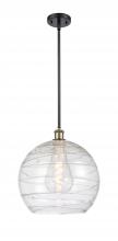 Innovations Lighting 516-1S-BAB-G1213-14 - Athens Deco Swirl - 1 Light - 14 inch - Black Antique Brass - Pendant