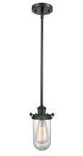  516-1S-BK-232-CL-LED - Kingsbury - 1 Light - 4 inch - Matte Black - Mini Pendant