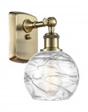 Innovations Lighting 516-1W-AB-G1213-6 - Athens Deco Swirl - 1 Light - 6 inch - Antique Brass - Sconce