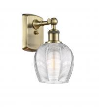  516-1W-AB-G462-6-LED - Norfolk - 1 Light - 6 inch - Antique Brass - Sconce