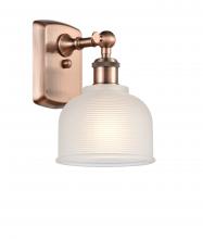  516-1W-AC-G411-LED - Dayton - 1 Light - 6 inch - Antique Copper - Sconce