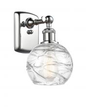  516-1W-PC-G1213-6 - Athens Deco Swirl - 1 Light - 6 inch - Polished Chrome - Sconce