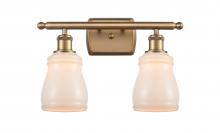  516-2W-BB-G391-LED - Ellery - 2 Light - 15 inch - Brushed Brass - Bath Vanity Light