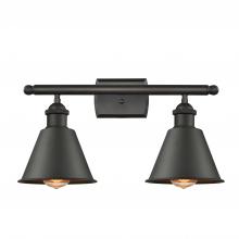  516-2W-OB-M8-LED - Smithfield - 2 Light - 17 inch - Oil Rubbed Bronze - Bath Vanity Light