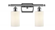  516-2W-PC-G801 - Clymer - 2 Light - 14 inch - Polished Chrome - Bath Vanity Light