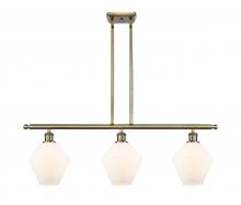  516-3I-AB-G651-8-LED - Cindyrella - 3 Light - 36 inch - Antique Brass - Cord hung - Island Light