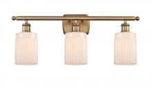  516-3W-BB-G341-LED - Hadley - 3 Light - 25 inch - Brushed Brass - Bath Vanity Light