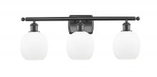  516-3W-BK-G101 - Belfast - 3 Light - 26 inch - Matte Black - Bath Vanity Light