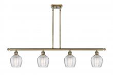  516-4I-AB-G462-6-LED - Norfolk - 4 Light - 48 inch - Antique Brass - Cord hung - Island Light