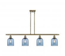  516-4I-AB-G558-6BL - Bella - 4 Light - 48 inch - Antique Brass - Cord hung - Island Light