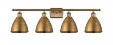  516-4W-BB-MBD-75-BB - Bristol - 4 Light - 38 inch - Brushed Brass - Bath Vanity Light