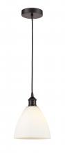 Innovations Lighting 616-1P-OB-GBD-751-LED - Bristol - 1 Light - 8 inch - Oil Rubbed Bronze - Cord hung - Mini Pendant
