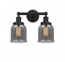  616-2W-BK-G53 - Bell - 2 Light - 14 inch - Matte Black - Bath Vanity Light