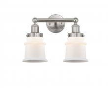  616-2W-SN-G181S - Canton - 2 Light - 14 inch - Brushed Satin Nickel - Bath Vanity Light