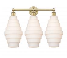  616-3W-BB-G671-8 - Cascade - 3 Light - 26 inch - Brushed Brass - Bath Vanity Light