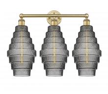  616-3W-BB-G673-8 - Cascade - 3 Light - 26 inch - Brushed Brass - Bath Vanity Light